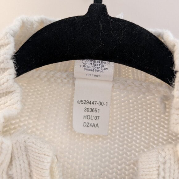 2/$20 💚 babyGap Holiday 2007 Reindeer Fair Isle Zip Sweater | 6-12M - Picture 7 of 7